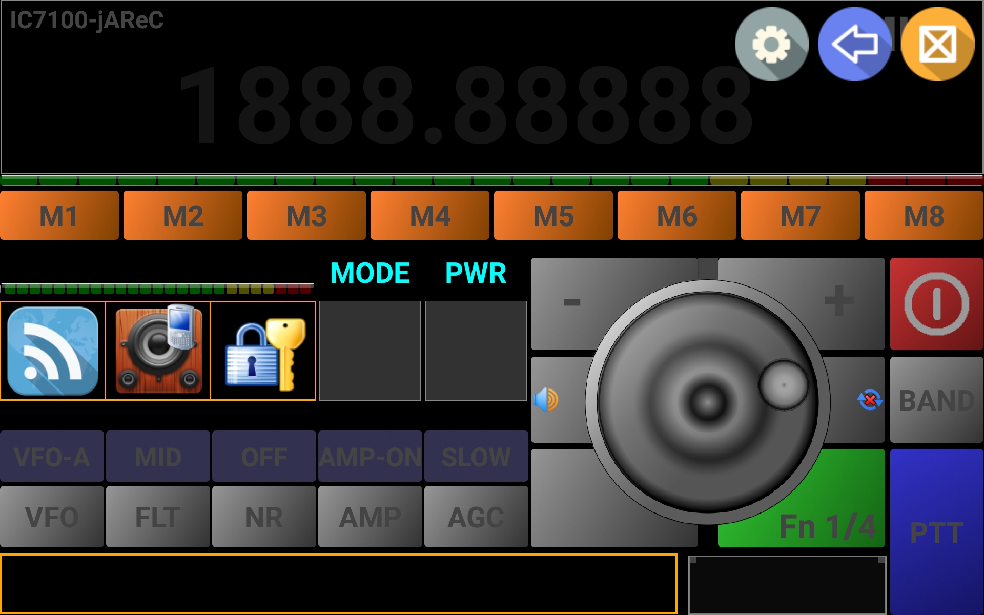 Pocket RxTX V3 Pro - Bluetooth Symbol Shown not Network Symbol